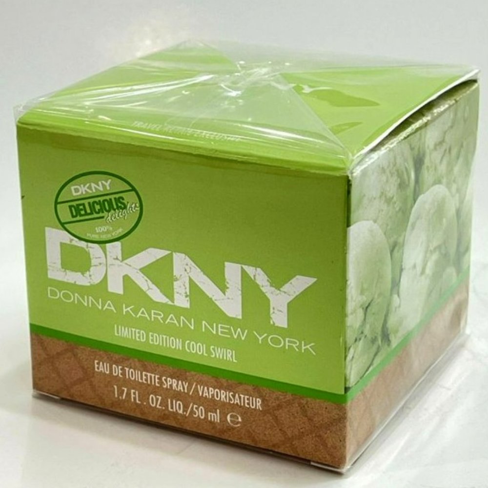 DKNY Delicious Delight Donna Karan Limited Edition Cool Swirl EDT Spray 50 ml. - Picture 3 of 8